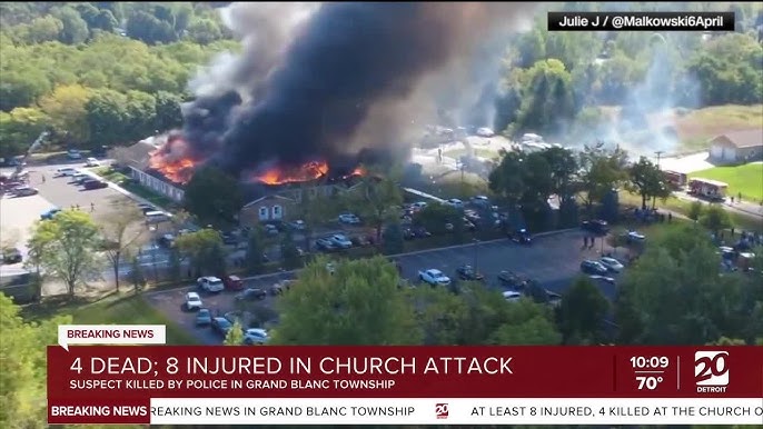 Grand Blanc Township LDS chapel after the September 2025 attack